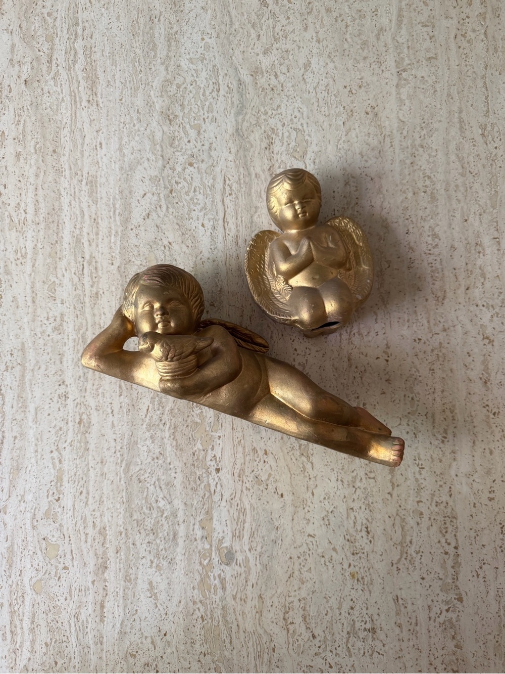 Vintage Cherub Angel Sculptures